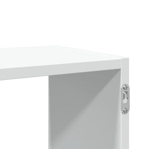 vidaXL Wall Shelf White 100x25x50 cm Engineered Wood