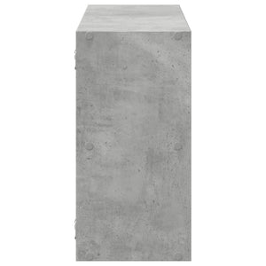 vidaXL Wall Shelf Concrete Grey 100x25x50 cm Engineered Wood