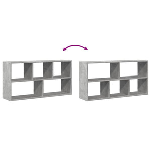 vidaXL Wall Shelf Concrete Grey 100x25x50 cm Engineered Wood