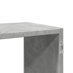 vidaXL Wall Shelf Concrete Grey 100x25x50 cm Engineered Wood