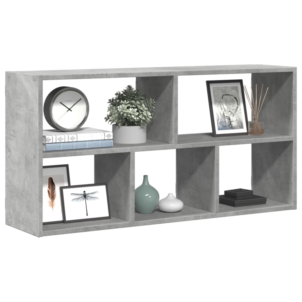 vidaXL Wall Shelf Concrete Grey 100x25x50 cm Engineered Wood