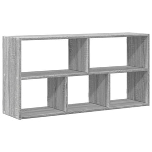 vidaXL Wall Shelf Grey Sonoma 100x25x50 cm Engineered Wood