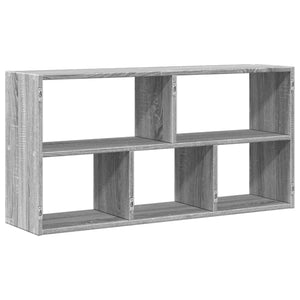 vidaXL Wall Shelf Grey Sonoma 100x25x50 cm Engineered Wood