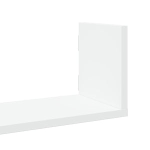 vidaXL Wall Shelves 3 pcs White 80x18x18 cm Engineered Wood