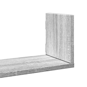 vidaXL Wall Shelves 3 pcs Grey Sonoma 80x18x18 cm Engineered Wood