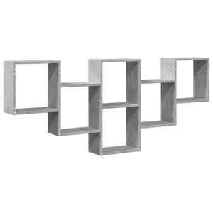 vidaXL Wall Shelf Concrete Grey 159x18x66 cm Engineered Wood