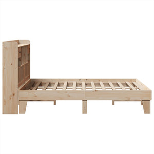 vidaXL Bed Frame without Mattress 140x190 cm Solid Wood Pine