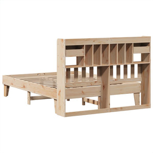 vidaXL Bed Frame without Mattress 140x190 cm Solid Wood Pine