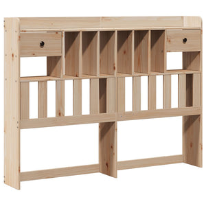 vidaXL Bookcase Bed without Mattress 140x200 cm Solid Wood Pine