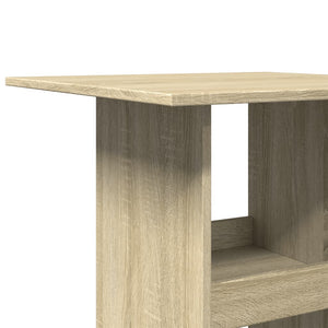 vidaXL Bar Table with Storage Sonoma Oak 60x60x102 cm Engineered Wood