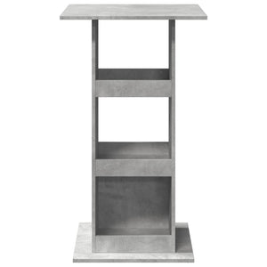 vidaXL Bar Table with Storage Concrete Grey 60x60x102 cm Engineered Wood