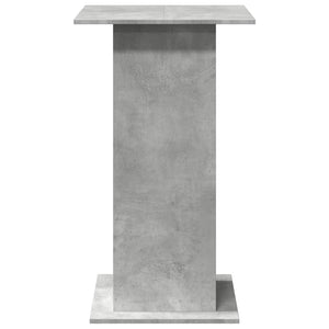 vidaXL Bar Table with Storage Concrete Grey 60x60x102 cm Engineered Wood