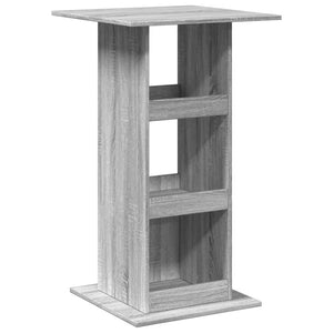 vidaXL Bar Table with Storage Grey Sonoma 60x60x102 cm Engineered Wood