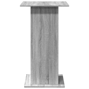 vidaXL Bar Table with Storage Grey Sonoma 60x60x102 cm Engineered Wood