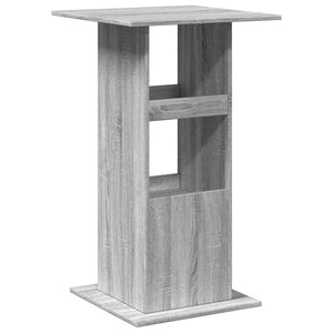 vidaXL Bar Table with Storage Grey Sonoma 60x60x102 cm Engineered Wood