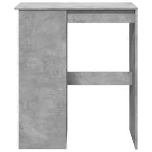 vidaXL Bar Table with Racks Concrete Grey 90x47.5x103.5 cm Engineered Wood