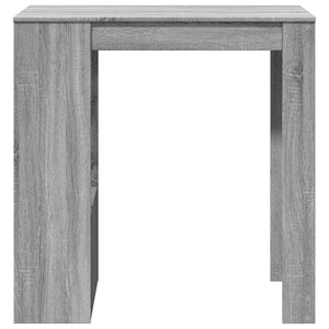 vidaXL Bar Table with Racks Grey Sonoma 102x50x103.5 cm Engineered Wood