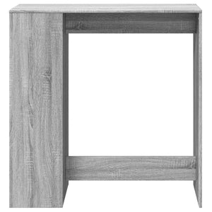 vidaXL Bar Table with Racks Grey Sonoma 101x40x103.5 cm Engineered Wood