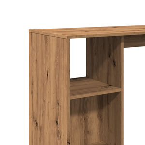 vidaXL Bar Table with Shelf Artisan Oak 124x46x103.5 cm Engineered Wood