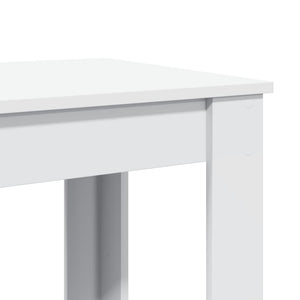 vidaXL Bar Table White 51x50x103.5 cm Engineered Wood