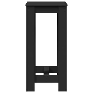 vidaXL Bar Table Black 51x50x103.5 cm Engineered Wood