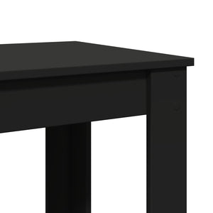 vidaXL Bar Table Black 51x50x103.5 cm Engineered Wood