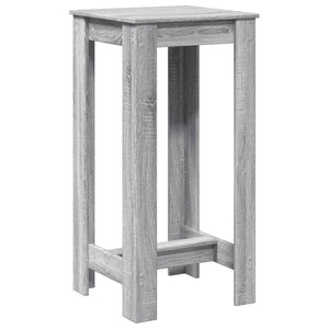 vidaXL Bar Table Grey Sonoma 51x50x103.5 cm Engineered Wood