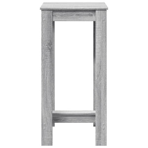 vidaXL Bar Table Grey Sonoma 51x50x103.5 cm Engineered Wood