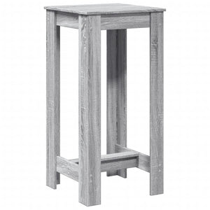 vidaXL Bar Table Grey Sonoma 51x50x103.5 cm Engineered Wood