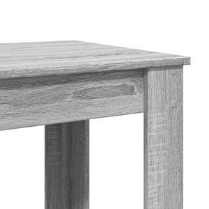 vidaXL Bar Table Grey Sonoma 51x50x103.5 cm Engineered Wood