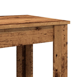 vidaXL Bar Table Old Wood 51x50x103.5 cm Engineered Wood