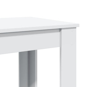 vidaXL Bar Table White 102x50x103.5 cm Engineered Wood