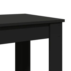 vidaXL Bar Table Black 102x50x103.5 cm Engineered Wood