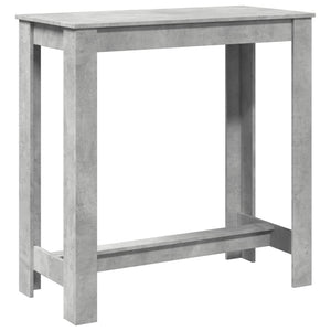 vidaXL Bar Table Concrete Grey 102x50x103.5 cm Engineered Wood