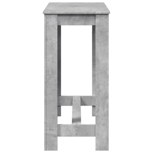 vidaXL Bar Table Concrete Grey 102x50x103.5 cm Engineered Wood