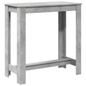 vidaXL Bar Table Concrete Grey 102x50x103.5 cm Engineered Wood