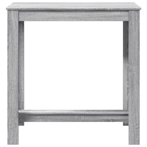 vidaXL Bar Table Grey Sonoma 102x50x103.5 cm Engineered Wood