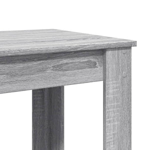 vidaXL Bar Table Grey Sonoma 102x50x103.5 cm Engineered Wood