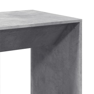 vidaXL Bar Table Concrete Grey 51x50x103.5 cm Engineered Wood