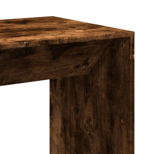 vidaXL Bar Table Smoked Oak 51x50x103.5 cm Engineered Wood