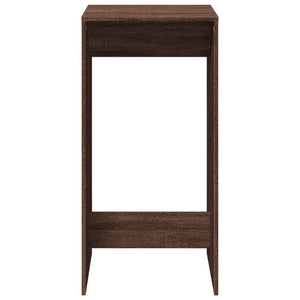 vidaXL Bar Table Brown Oak 51x50x103.5 cm Engineered Wood