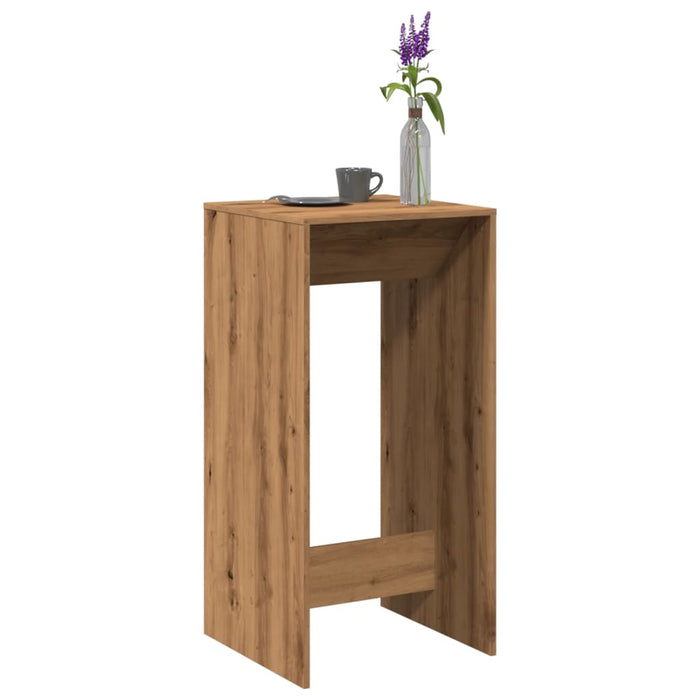 vidaXL Bar Table Artisan Oak 51x50x103.5 cm Engineered Wood