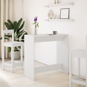 vidaXL Bar Table White 102x50x103.5 cm Engineered Wood