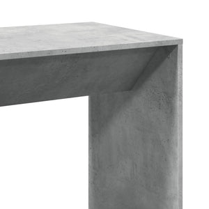 vidaXL Bar Table Concrete Grey 102x50x103.5 cm Engineered Wood