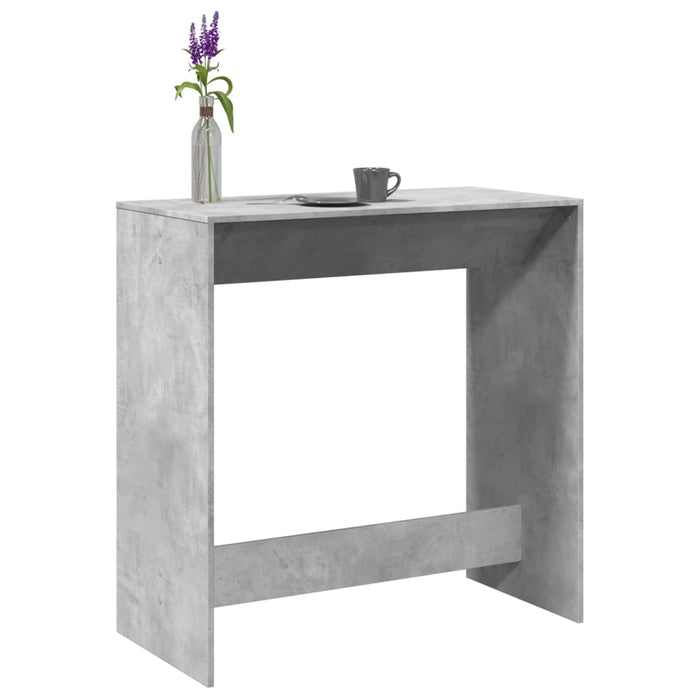 vidaXL Bar Table Concrete Grey 102x50x103.5 cm Engineered Wood