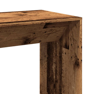 vidaXL Bar Table Old Wood 102x50x103.5 cm Engineered Wood