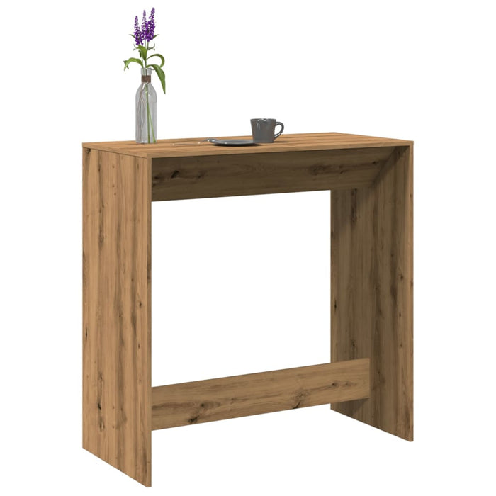 vidaXL Bar Table Artisan Oak 102x50x103.5 cm Engineered Wood