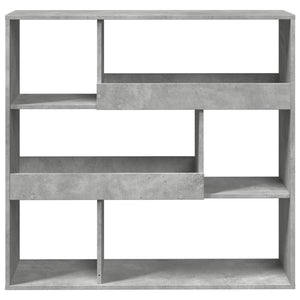 vidaXL Book Cabinet/Room Divider Concrete Grey 100x33x94.5 cm