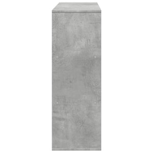 vidaXL Book Cabinet/Room Divider Concrete Grey 100x33x94.5 cm