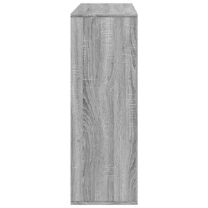 vidaXL Book Cabinet/Room Divider Grey Sonoma 100x33x94.5 cm